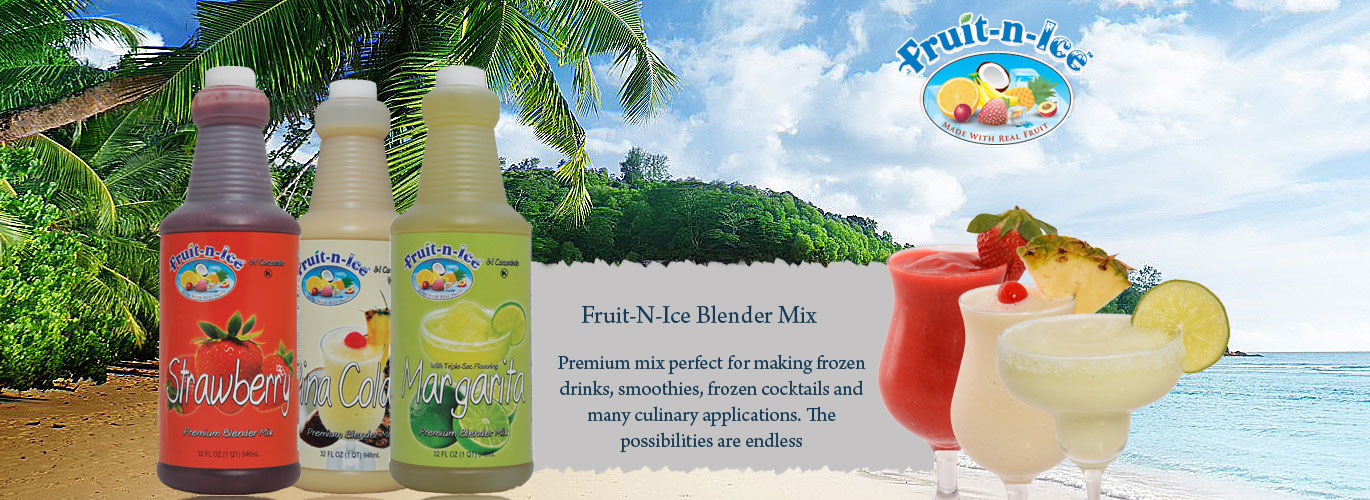 Fruit-N-Ice Blender Mix Pina Colada 3:1 Bottle 