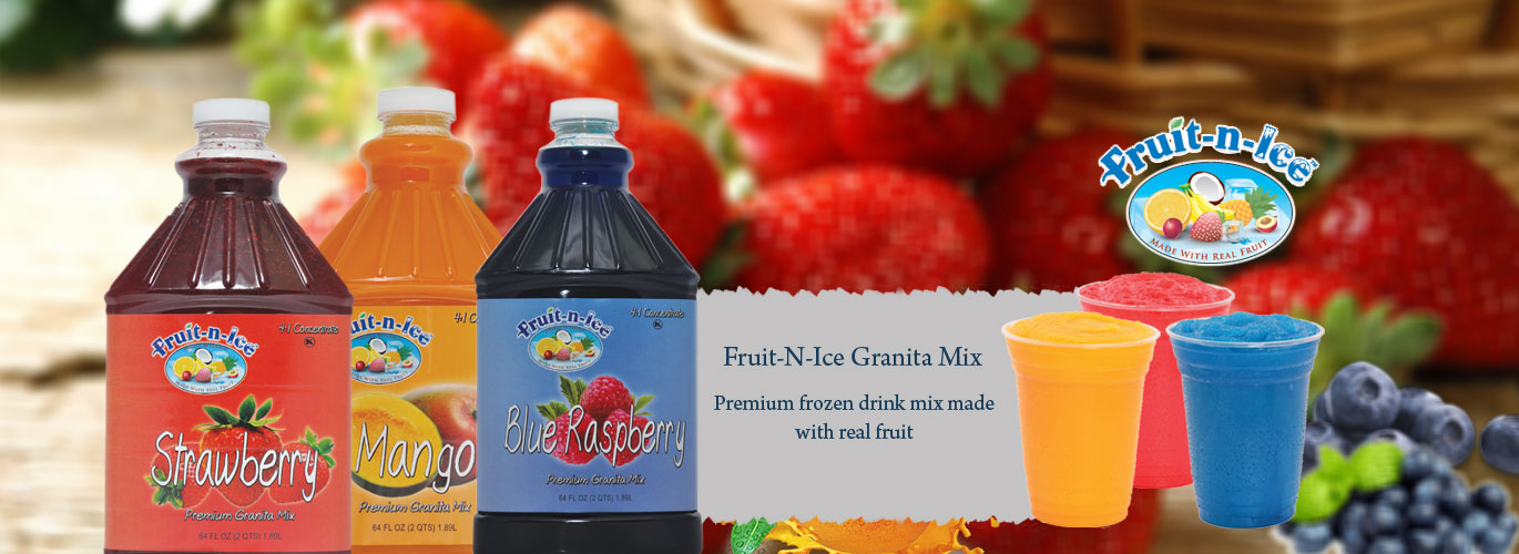 Granita Mix Variety 6 Pack Case Fruit-N-Ice 