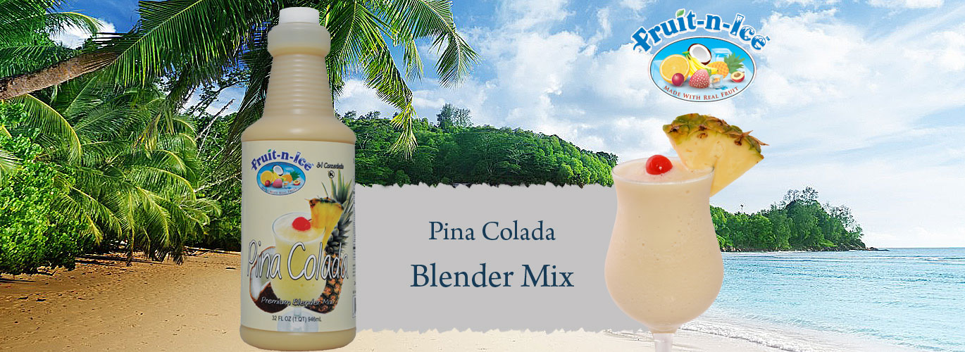 Blender Mix Pina Colada 3:1 Bottle Fruit-N-Ice 